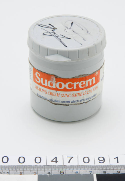 Sudocrem healing cream used during LOT 41 voyage