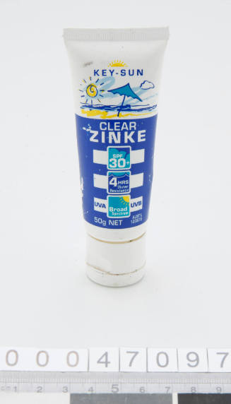 Key-Sun Clear Zinke cream taken on board LOT 41