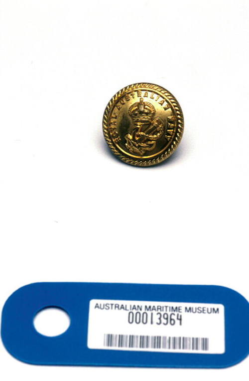 Large size Royal Australian Navy button