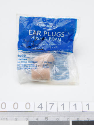 Ear plugs taken on board LOT 41