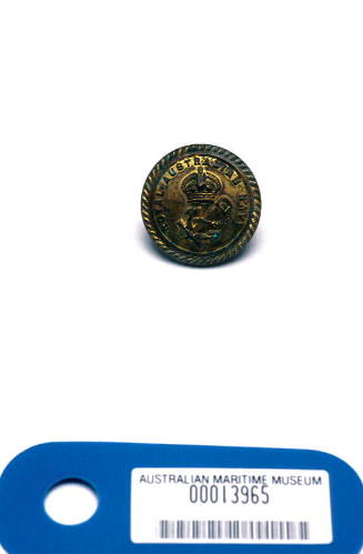 Large size Royal Australian Navy button
