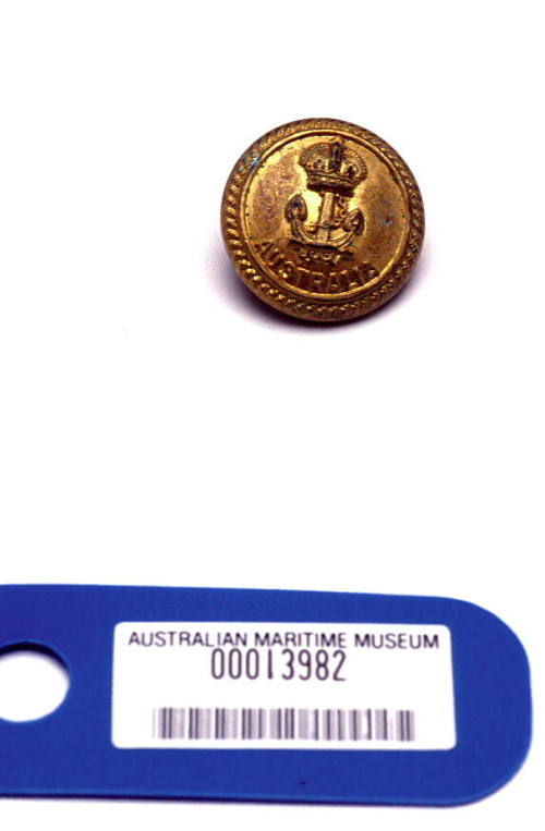 Large size Royal Australian Navy button