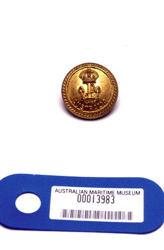 Large size Royal Australian Navy button