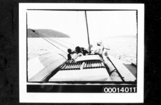 UTIEKAH II and crew under sail, Sydney Harbour