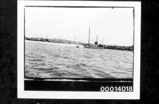 UTIEKAH II moored in Newcastle Harbour breakwater