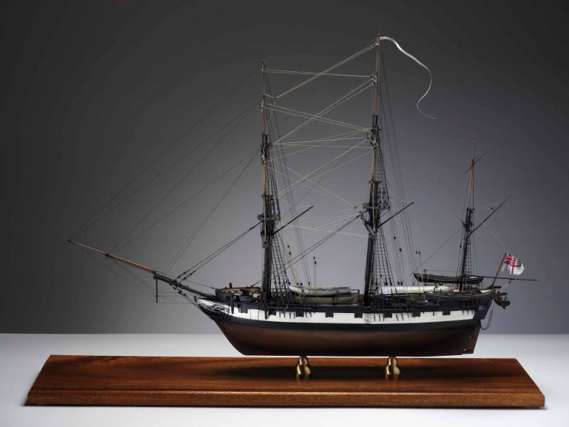 Model of HMS BEAGLE – Works – collections.sea.museum/