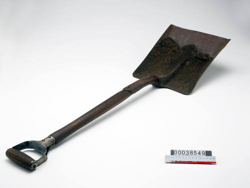 Coal shovel used at the Ballast Point Caltex site at Birchgrove