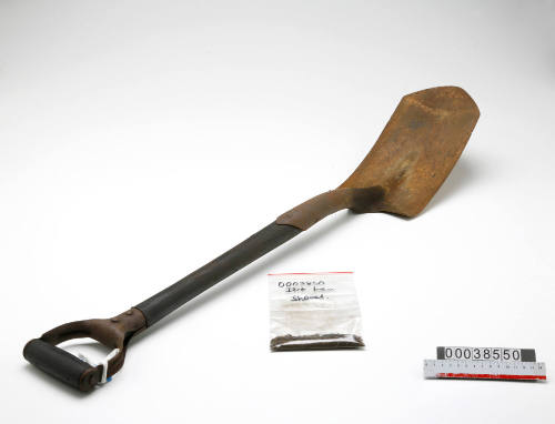 Coal shovel used at the Ballast Point Caltex site at Birchgrove