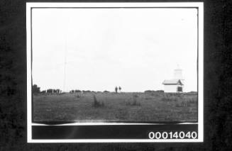 Lighthouse on the NSW south coast, possibly Crookhaven Heads