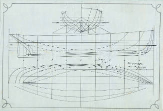Lines plan of a 40ft motor vessel