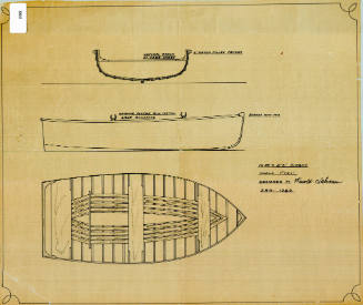 General arrangement plan of a 10 foot dinghy