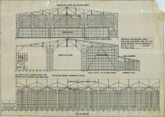 Building plan for Halvorsen boatbuilding yards at Ryde