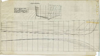 Lines plan for 38 foot seaplane tender