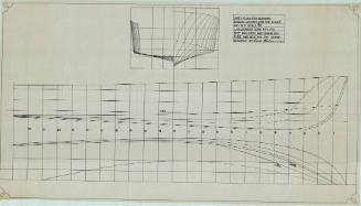 Lines plan of a proposed sea-going rescue launch