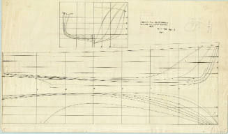 Lines plan of the twin screw motor cruiser SIROCCO