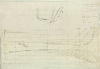 Lines plan of the motor cruiser KAITUNA
