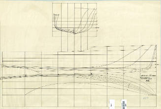 Lines plan of the twin-screw motor cruiser REIMROC