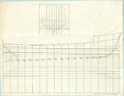 Lines plan of a 95 foot trawler