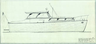 Cabin side design plan for a 32 foot express cruiser