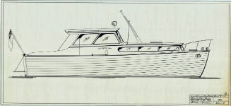 Alternate cabin side design plan for a 32 foot express cruiser