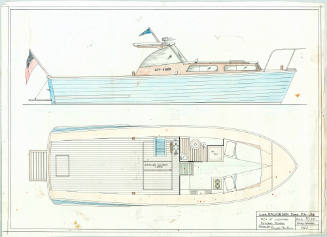 General arrangement plan for the express tender OFFSIDER