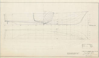 Lines plan of the motor cruiser EMMA