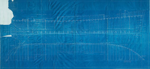 Lars Halvorsen & Sons plan dated 18 January 1946 drawings of a freighter rig