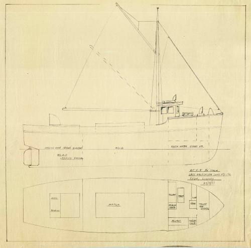 Boat plans of an Island Launch