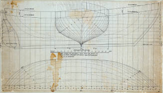 Lines plan of a 46 foot motor vessel