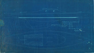 General arrangement plan of the yacht LADY LUCK