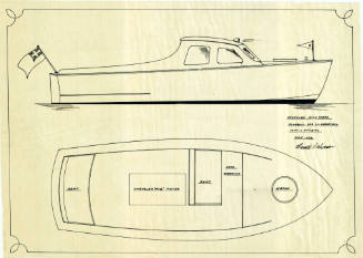 General arrangement plan of the high speed runabout PAN