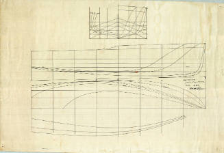 Lines plan of a 32 foot vessel