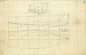 Lines plan of a 29 foot motor cruiser