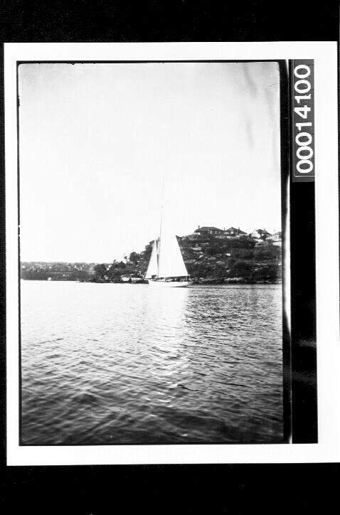 Portside view of UTIEKAH II under sail