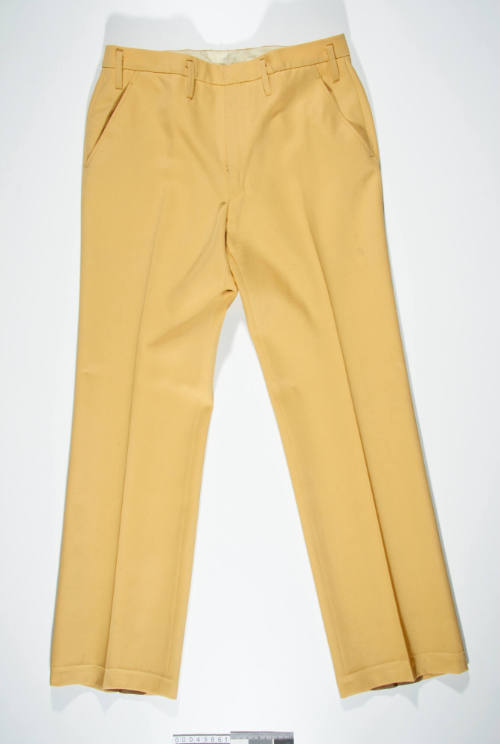 Yellow Australian team trousers, Munich Olympics 1972