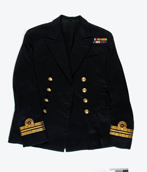 Royal Naval Volunteer Reserve Officer's uniform jacket worn by Marsden Hordern