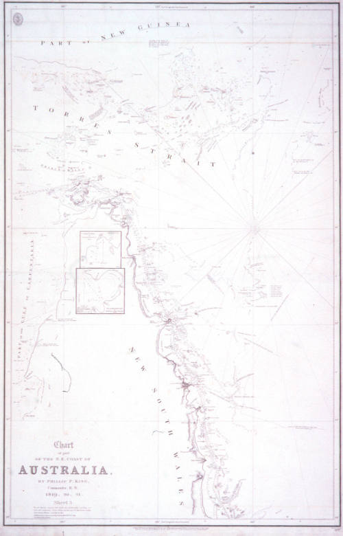 Part of the NE Coast of Australia by Phillip P King Commander RN 1819, 1820, 1821 Sheet 3