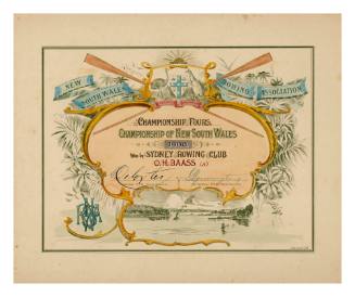 Championship Fours certificate