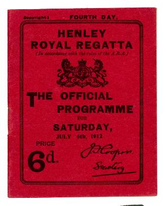 Henley Royal Regatta Official Programme