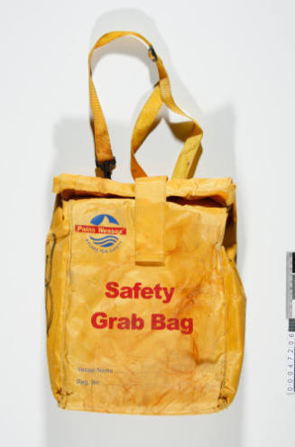 Pains Wessex Safety Grab bag taken on board LOT 41