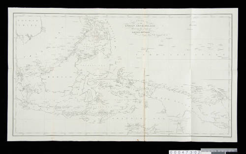 Chart of the Indian Archipelago showing the track of HM Ship MAEANDER