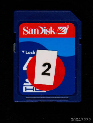 SanDisk 4GB SDHC memory card 2 related to the LOT 41 voyage