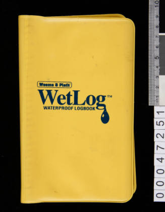Weems & Plath WetLog Waterproof Logbook with notes on the LOT 41 voyage