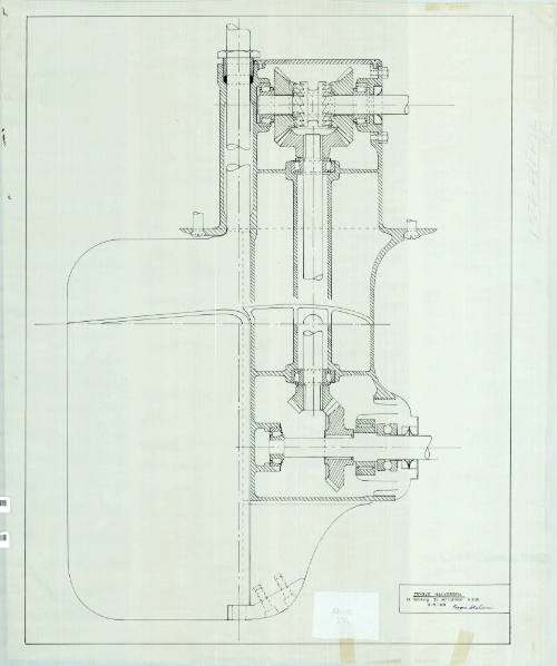 Trygve Halvorsen plan of a rudder engine