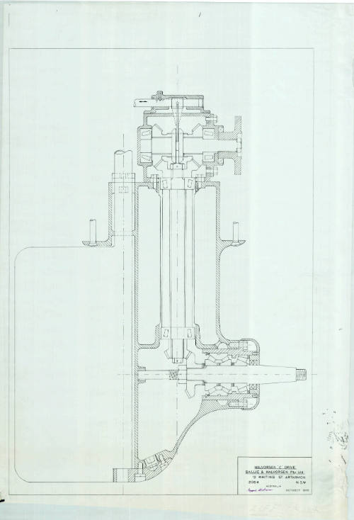 Trygve Halvorsen plan for rudder engine design