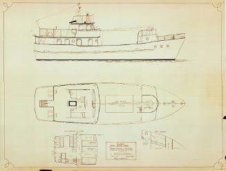 Plan of an Island trading vessel
