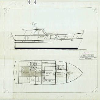 43 foot motor cruiser plan