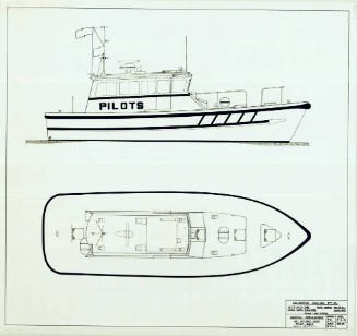 Trygve Halvorsen profile and interior plan of 47 foot group pilot boat