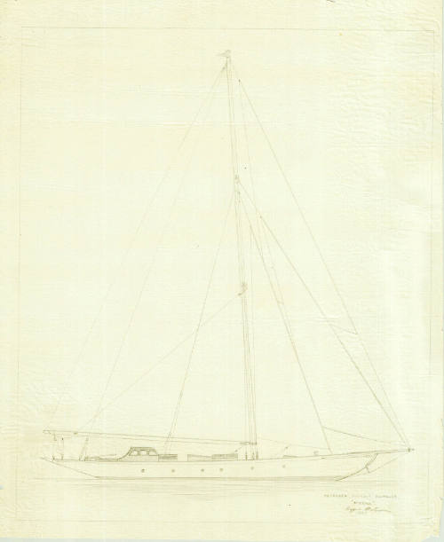 Plan of proposed portable doghouse MORNA