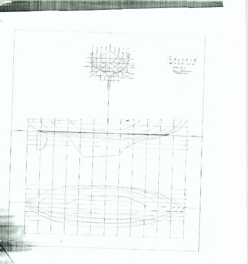 Design lines plan of SOLVEIG